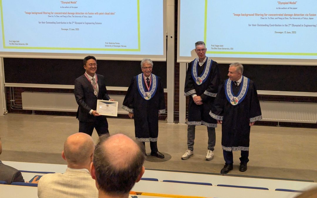 Topic 2nd Olympiad in Engineering Scienceシンポジウムで論文賞Olympiad Medalを受賞
